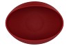 VINCI RED VELVET BOWL OVAL 31X21X13CM