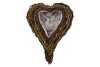 WICKER PLANTER HEART NATURAL  31X25X7CM