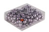 GLASS BALL ROSTED LILA 20MM P/144