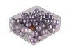 GLASS BALL ROSTED LILA 30MM P/72