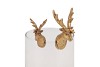 DECO HANGING DEER 4X3X7CM GOUD NM