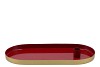 MARRAKECH BORDEAUX CANDLE PLATE OVAL 30X14X2,5CM