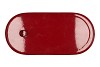 MARRAKECH BORDEAUX CANDLE PLATE OVAL 30X14X2,5CM