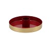 MARRAKECH BORDEAUX CANDLE PLATE 10X10X2,5CM