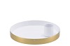 AMBER MARRAKECH WHITE CANDLE PLATE 12X12X2,5CM