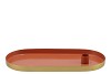 MARRAKECH MARSALA CANDLE PLATE OVAL 30X14X2,5CM