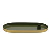 MARRAKECH OLIVE CANDLE PLATE OVAL 30X14X2,5CM