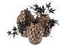 MEDINA DARK PEARL VASE 19X26CM