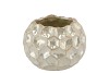 MEDINA LIGHT PEARL POT 13X9CM