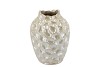 MEDINA LIGHT PEARL VASE 19X26CM