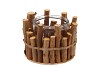 NATURE BIRCH BRANCH NATURAL GLASS JAR 15X12CM