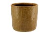 IRON STONE YELLOW GLAZED POT 21X19CM NM