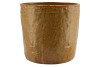 IRON STONE YELLOW GLAZED POT 30X28CM NM