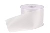 RIBBON GRAVE DOUBLE SATIN 33 WHITE 70MMX25M P/1