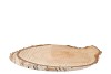 BIRCH SLICE OVAL 28X14X2CM P/1
