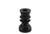 KANDELAAR CURVY BLACK D6 X H10 CM