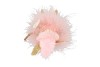 FLUFFY ENGEL ZITTEND OLD PINK 7X10X15CM