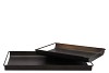 DOBRA BLACK METAL TRAY ANTIQUE 23X15X3CM NM