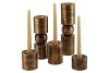 DOBRA GOLD METAL C.HOLDER/T-LIGHT 6X6X7CM NM