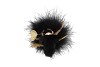 FLUFFY ENGEL STAAND BLACK/GOLD 9X6X18CM