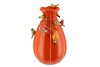 BIRD VASE ORANGE 22X25X37CM