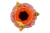 BIRD VASE ORANGE 22X25X37CM