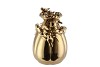 BIRD VASE SHINY GOLD 18X18X28CM