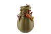 BIRD VASE OLIVE 18X18X28CM