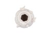BIRD VASE MAT WHITE 13X13X19CM