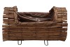 WICKER PLANTER CYLINDRICAL 31X17CM