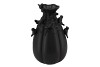 BIRD VASE MAT BLACK 22X25X37CM