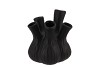 AGLIO MATT BLACK VASE 17X20CM NM