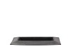 MELAMINE GREY TRAY RECTANGLE 28X16X3CM NM