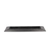 MELAMINE GREY TRAY RECTANGLE 36X17X3CM NM