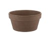TERRA CHOCO CONICAL BOWL GREY SILICONISED 20X10CM
