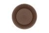 TERRA CHOCO CONICAL BOWL GREY SILICONISED 20X10CM