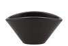VINCI MATT BLACK BOWL OVAL 24X17X12CM NM