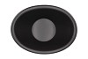 VINCI MATT BLACK BOWL OVAL 24X17X12CM NM