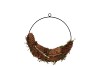 METAL CIRCLE PINE MOSS NAT 30CM