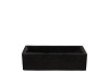 WOOD BLACK TRAY RECTANGLE 32X16X9CM NM