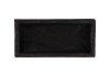 WOOD BLACK TRAY RECTANGLE 32X16X9CM NM