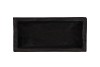 WOOD BLACK TRAY RECTANGLE 32X16X9CM NM