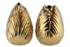 MENTON TULIP VASE SHINY GOLD 24X24X33CM ASS P/1