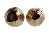 MENTON TULIP VASE SHINY GOLD 24X24X33CM ASS P/1