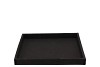 WOOD TRAY BLACK 30X30X3CM