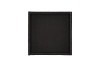 WOOD TRAY BLACK 20X20X3CM