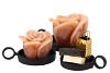 AMBER DOBRA BLACK METAL HOLDER 10X13X3CM NM