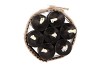 CANDLE CROWN ZWART PER 7 2X16CM NM
