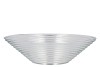 GLASS BOWL RIBBED KONISCH  30X30X8CM