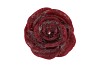 CANDLE ROOS BORDEAUX 11X9CM NM
